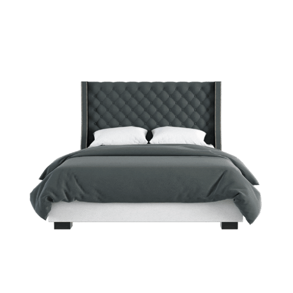 Bed frame light gray 140x200 cm