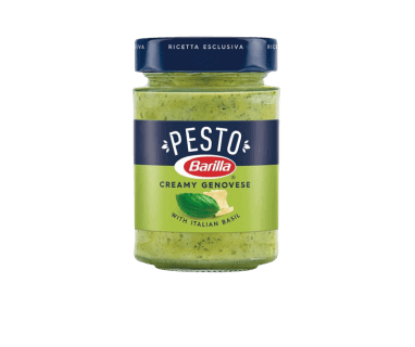 Pesto sauce Barilla with parmesan and basil