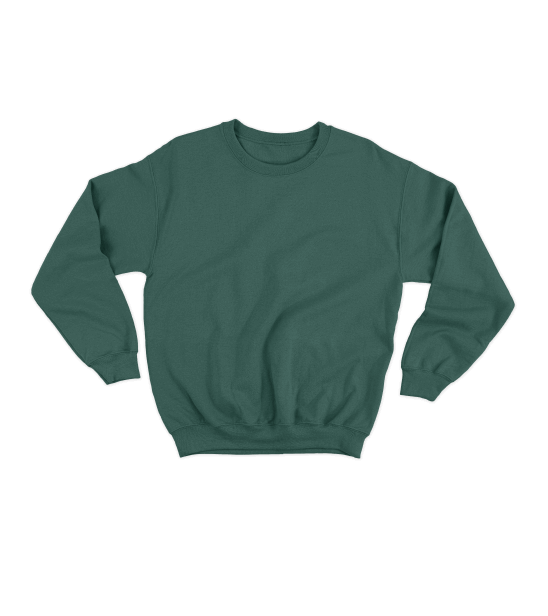 Warm sweatshirts without a hoodie