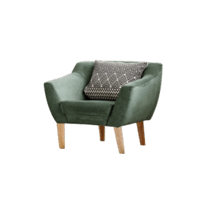 Single chair with cushion included