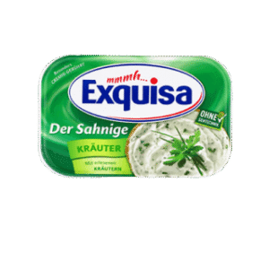 Soft creme cheese with green Exquisa