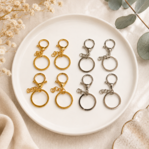 ARGOLLAS DE LLAVERO CON MOSQUETON de 50 pcs