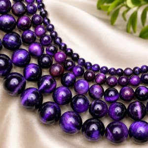 tiras de ojo de tigre morado